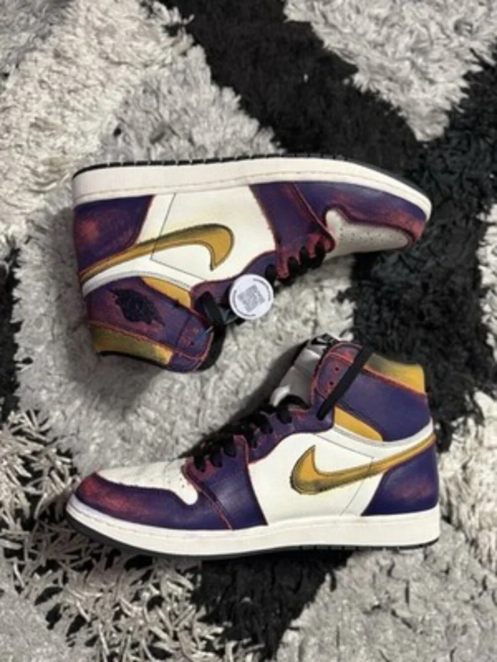 Air Jordan 1 High Defiant SB LA to Chicago Sz 11.5